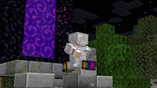 Screenshot of the Minecraft Bedrock Marketplace product End of the Rainbow created by Dark Lab Creations.