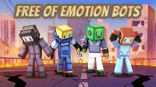 Thumbnail of the Minecraft Bedrock Marketplace product Free of Emotion Bots created by Dark Lab Creations.
