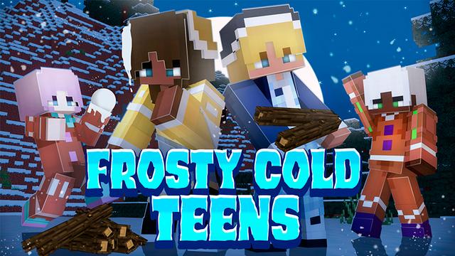 Thumbnail of the Minecraft Bedrock Marketplace product Frosty Cold Teens created by Dark Lab Creations.