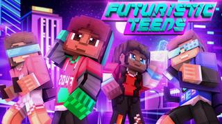 Thumbnail of the Minecraft Bedrock Marketplace product Futuristic Teens created by Dark Lab Creations.