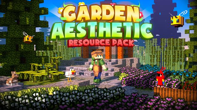 Thumbnail of the Minecraft Bedrock Marketplace product Garden Aesthetic Resource Pack created by Dark Lab Creations.