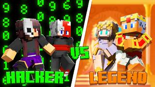 Thumbnail of the Minecraft Bedrock Marketplace product Hacker Vs Legend created by Dark Lab Creations.