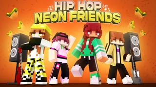 Thumbnail of the Minecraft Bedrock Marketplace product Hip Hop Neon Friends created by Dark Lab Creations.