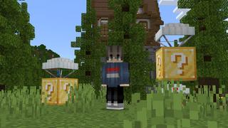 Screenshot of the Minecraft Bedrock Marketplace product Lucky Air Drops created by Dark Lab Creations.