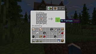 Screenshot of the Minecraft Bedrock Marketplace product Lucky Air Drops created by Dark Lab Creations.