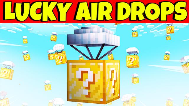 Thumbnail of the Minecraft Bedrock Marketplace product Lucky Air Drops created by Dark Lab Creations.