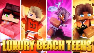 Thumbnail of the Minecraft Bedrock Marketplace product Luxury Beach Teens created by Dark Lab Creations.