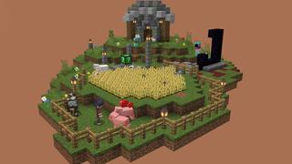Screenshot of the Minecraft Bedrock Marketplace product One Block Hacker created by Dark Lab Creations.