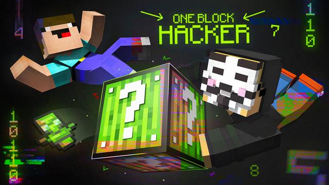 Thumbnail of the Minecraft Bedrock Marketplace product One Block Hacker created by Dark Lab Creations.