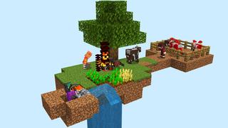 Screenshot of the Minecraft Bedrock Marketplace product One Block TNT created by Dark Lab Creations.