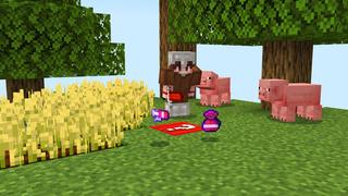 Screenshot of the Minecraft Bedrock Marketplace product One Block TNT created by Dark Lab Creations.