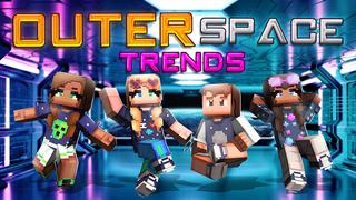 Thumbnail of the Minecraft Bedrock Marketplace product Outer Space Trends created by Dark Lab Creations.