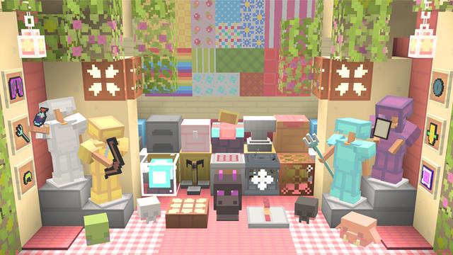Screenshot of the Minecraft Bedrock Marketplace product Pastel Paradise created by Dark Lab Creations.