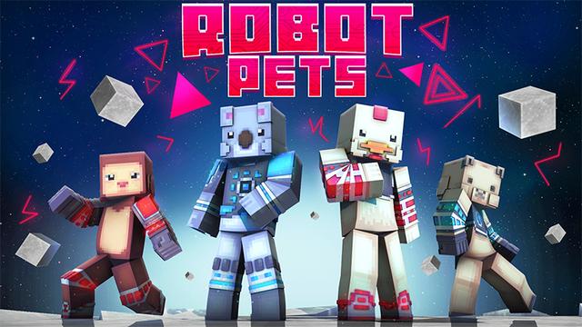Thumbnail of the Minecraft Bedrock Marketplace product Robot Pets created by Dark Lab Creations.