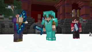 Screenshot of the Minecraft Bedrock Marketplace product Secret Winter Base created by Dark Lab Creations.