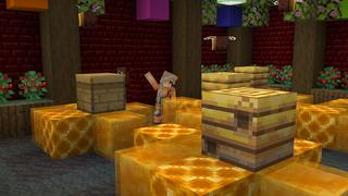 Screenshot of the Minecraft Bedrock Marketplace product Secret Winter Base created by Dark Lab Creations.