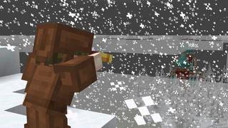 Screenshot of the Minecraft Bedrock Marketplace product Secret Winter Base created by Dark Lab Creations.