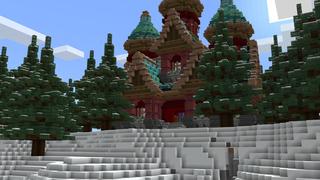 Screenshot of the Minecraft Bedrock Marketplace product Secret Winter Base created by Dark Lab Creations.