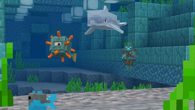 Screenshot of the Minecraft Bedrock Marketplace product Tiny Mobs created by Dark Lab Creations.