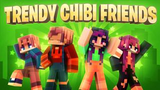 Thumbnail of the Minecraft Bedrock Marketplace product Trendy Chibi Friends created by Dark Lab Creations.