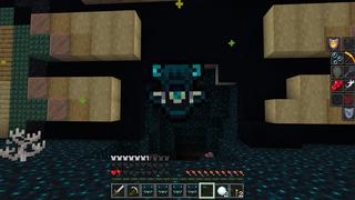 Screenshot of the Minecraft Bedrock Marketplace product Warden Totem created by Dark Lab Creations.