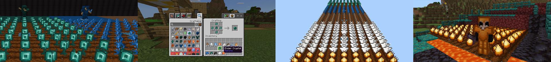 Panorama of the Minecraft Bedrock Marketplace product Elemental Crops created by Darkosto.
