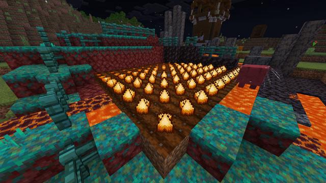 Screenshot of the Minecraft Bedrock Marketplace product Elemental Crops created by Darkosto.