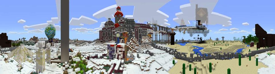 Panorama of the Minecraft Bedrock Marketplace product Chronicles of Clo created by DeepwellBridge.