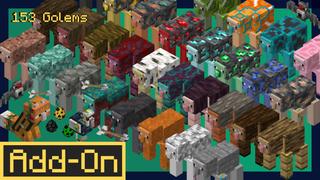 Thumbnail of the Minecraft Bedrock Marketplace product Add-Ons Golem Pets created by DeepwellBridge.