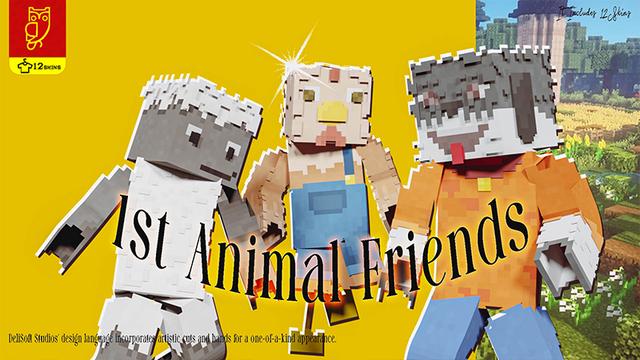 Thumbnail of the Minecraft Bedrock Marketplace product 1st Animal Friends created by DeliSoft Studios.