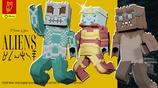 Thumbnail of the Minecraft Bedrock Marketplace product Aliens created by DeliSoft Studios.
