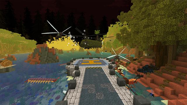 Screenshot of the Minecraft Bedrock Marketplace product Attack of the giant insects created by DeliSoft Studios.