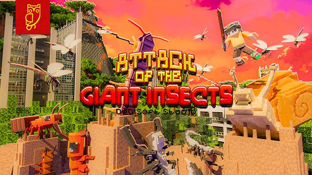 Thumbnail of the Minecraft Bedrock Marketplace product Attack of the giant insects created by DeliSoft Studios.