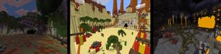 Panorama of the Minecraft Bedrock Marketplace product Base Defender 2 created by DeliSoft Studios.
