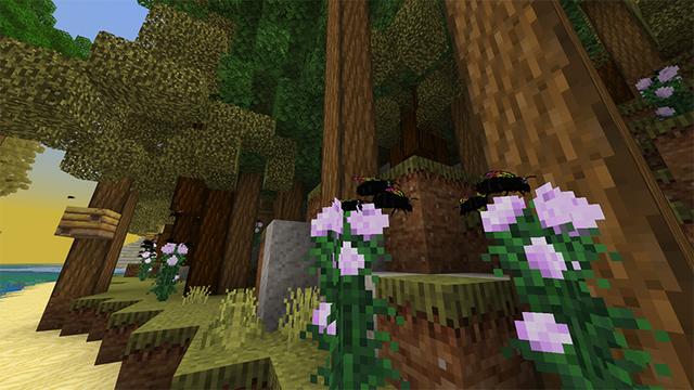 Screenshot of the Minecraft Bedrock Marketplace product Bee Frenzy created by DeliSoft Studios.