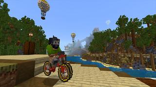 Screenshot of the Minecraft Bedrock Marketplace product Bikes created by DeliSoft Studios.