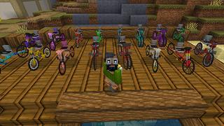 Screenshot of the Minecraft Bedrock Marketplace product Bikes created by DeliSoft Studios.