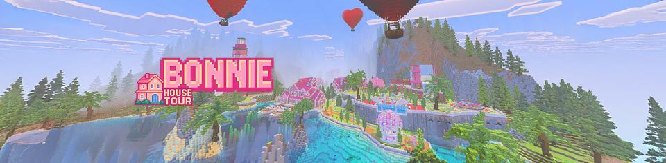 Panorama of the Minecraft Bedrock Marketplace product Bonnie House Tour created by DeliSoft Studios.