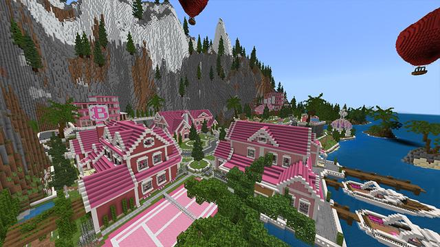 Screenshot of the Minecraft Bedrock Marketplace product Bonnie House Tour created by DeliSoft Studios.