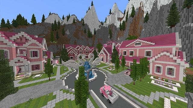 Screenshot of the Minecraft Bedrock Marketplace product Bonnie House Tour created by DeliSoft Studios.
