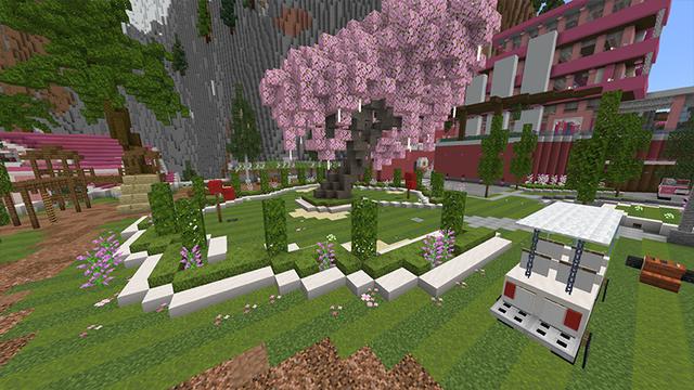 Screenshot of the Minecraft Bedrock Marketplace product Bonnie House Tour created by DeliSoft Studios.