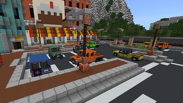 Screenshot of the Minecraft Bedrock Marketplace product Cake Shop created by DeliSoft Studios.