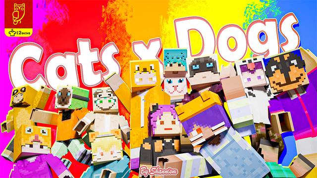 Thumbnail of the Minecraft Bedrock Marketplace product Cats X Dogs created by DeliSoft Studios.