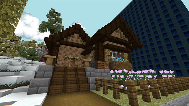 Screenshot of the Minecraft Bedrock Marketplace product City Life created by DeliSoft Studios.