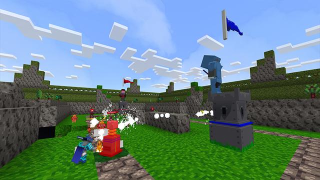 Screenshot of the Minecraft Bedrock Marketplace product Clash of Castle created by DeliSoft Studios.