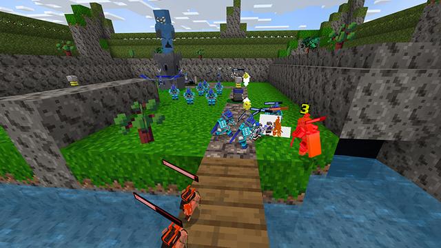 Screenshot of the Minecraft Bedrock Marketplace product Clash of Castle created by DeliSoft Studios.