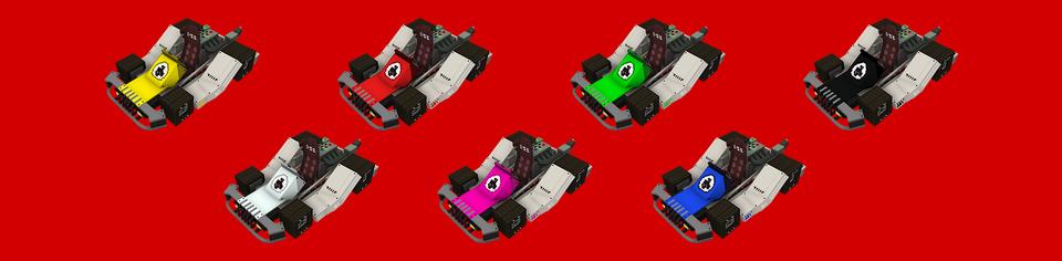 Panorama of the Minecraft Bedrock Marketplace product Cube Kart created by DeliSoft Studios.