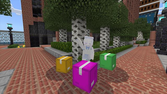 Screenshot of the Minecraft Bedrock Marketplace product Delivery Simulator created by DeliSoft Studios.