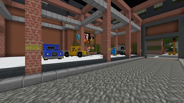 Screenshot of the Minecraft Bedrock Marketplace product Delivery Simulator created by DeliSoft Studios.
