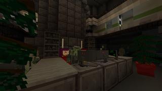 Screenshot of the Minecraft Bedrock Marketplace product Dreadnaught Attack created by DeliSoft Studios.